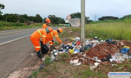 EPR Vias do Café retira mais de 180 toneladas de lixo em rodovias do Sul de Minas