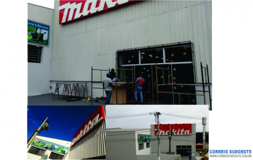 Loja e distribuidora da Makita deverá ser inaugurada em breve em Guaxupé
