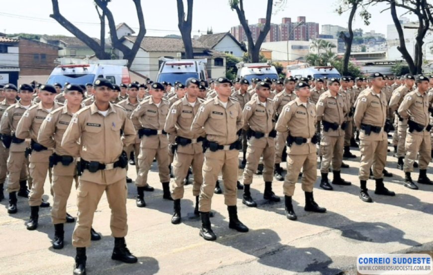 Inscrições para o concurso público da Polícia Militar de Minas Gerais vão até 6/2