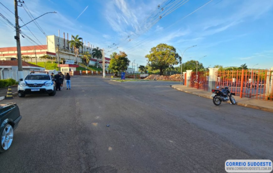 Acidente de motos na Avenida João Francisco Pasqua