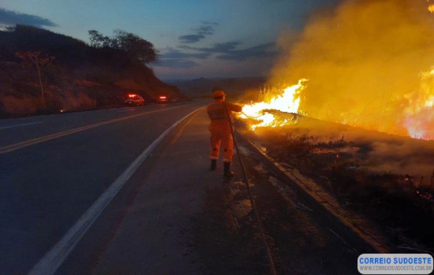 Andarilho é suspeito de atear fogo e causar grande incêndio em Guaxupé
