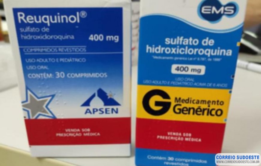 HIDROXICLOROQUINA TERÁ RECEITA RETIDA EM FARMÁCIAS