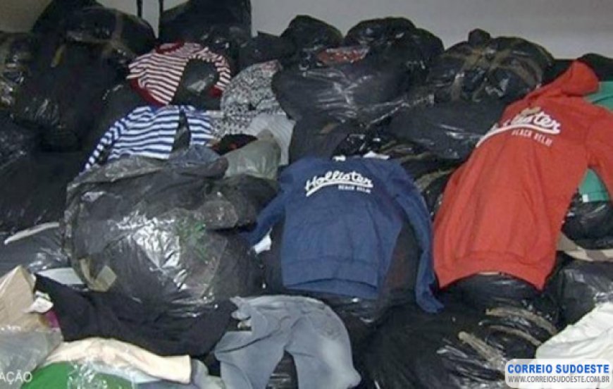 RECEITA FEDERAL DOA ROUPAS "PIRATEADAS" PARA  FABRICAÇÃO DE MÁSCARAS CONTRA A COVID.