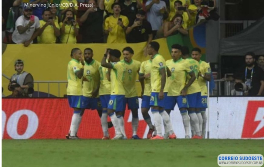 Luiz Henrique marca dois e Brasil derrota seleção peruana