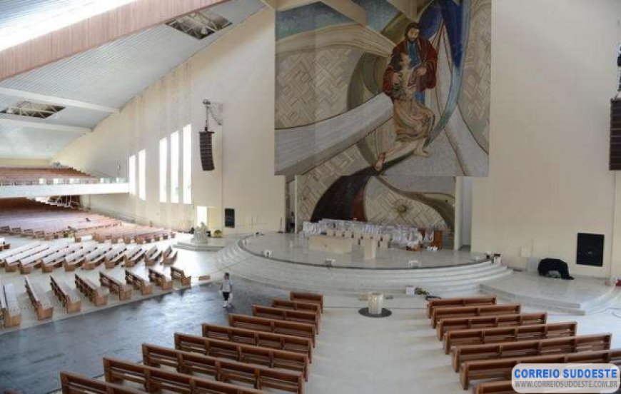 Santuário do Pai das Misericórdias reabre com limite de 348 pessoas por celebração