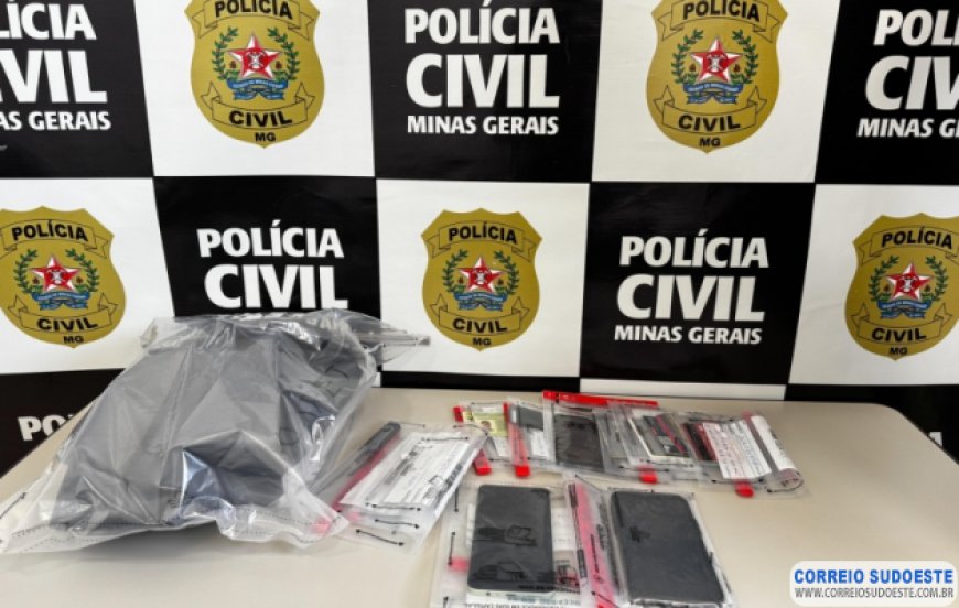 Polícia Civil de Guaxupé prende suspeito de estelionato em flagrante