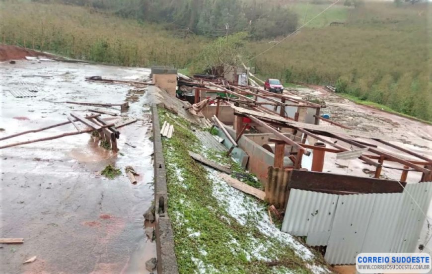 Chuvas de granizo em novembro já atingiram 51 mil hectares de lavouras em Minas Gerais