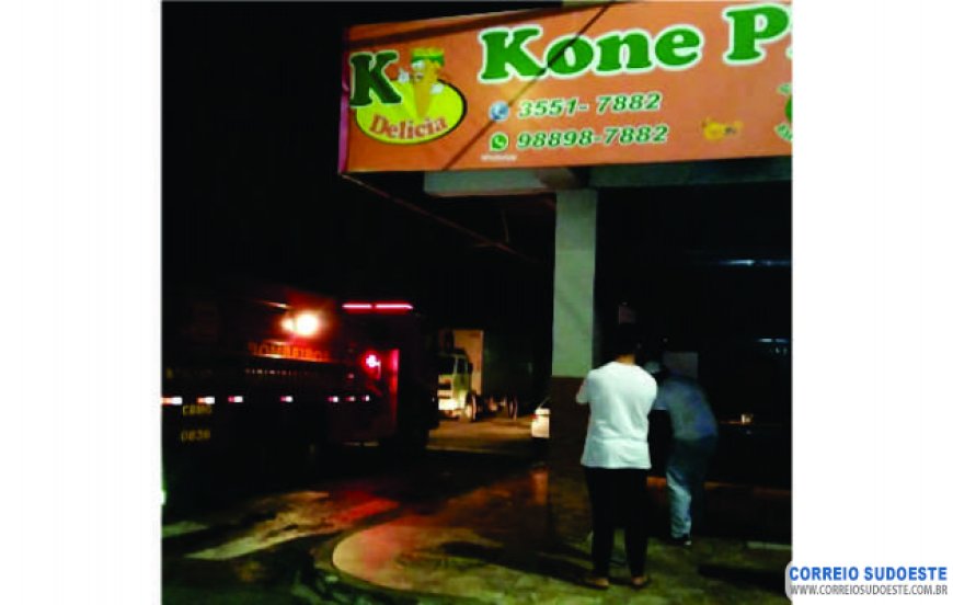 INCÊNDIO EM PIZZARIA