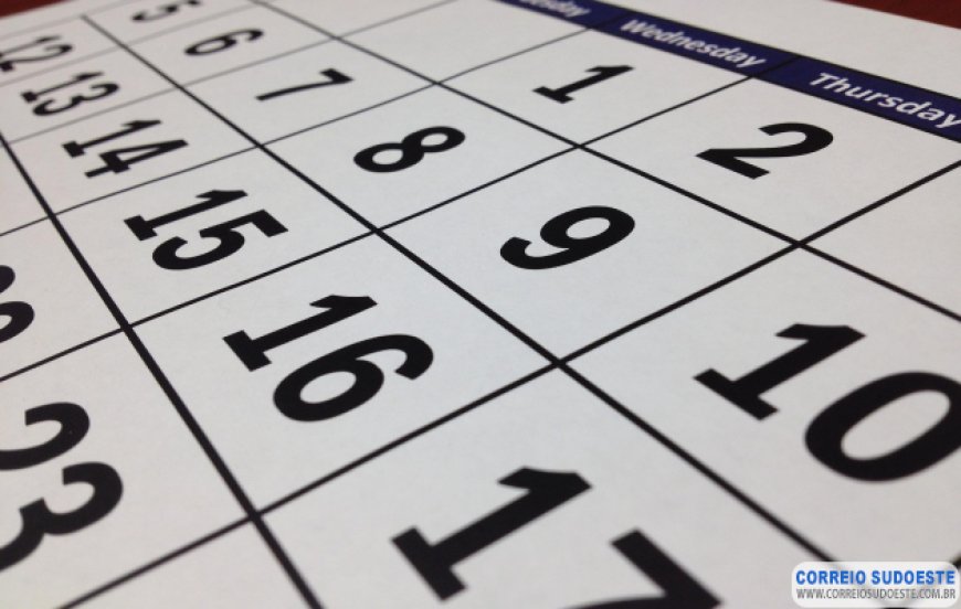 Governo de Minas publica calendário de feriados e pontos facultativos para repartições públicas estaduais em 2026