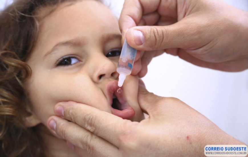 Campanha de vacinação contra pólio já começou em Guaxupé