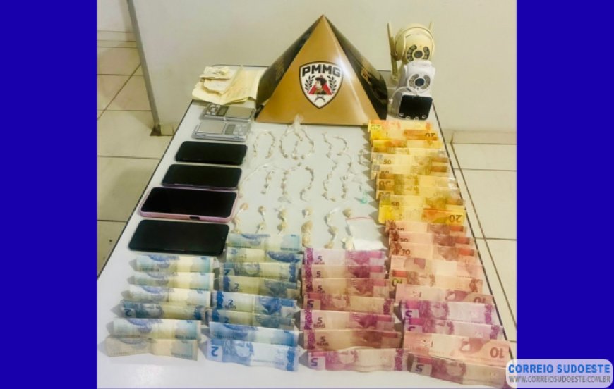 Polícia Militar desmantela ponto de tráfico em Monte Belo