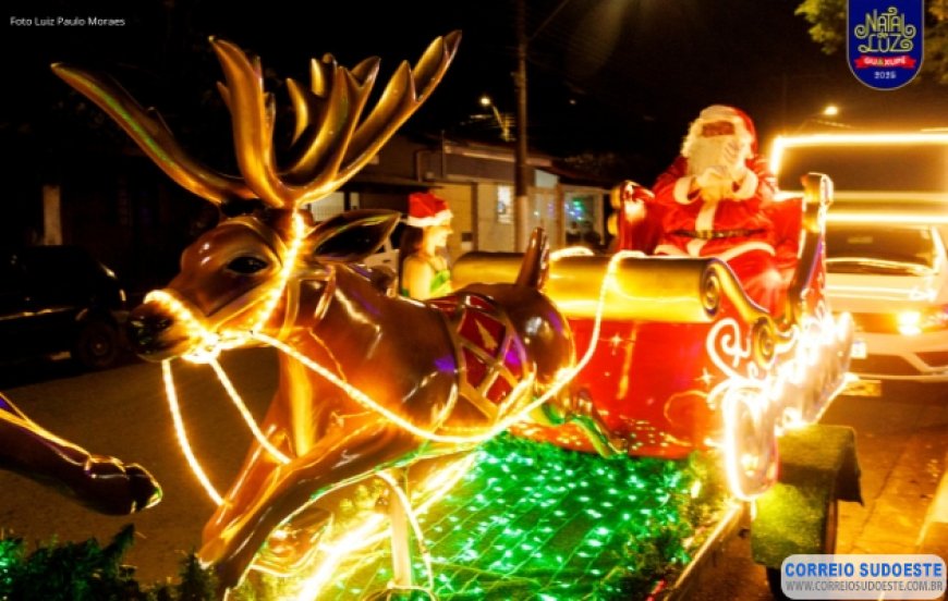 Programação do Natal de Luz de Guaxupé continua neste fim de semana com atrações para toda a família