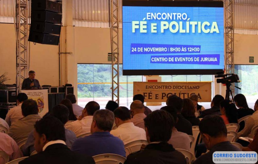 Igreja católica reúne lideranças políticas em encontro de Fé e Política