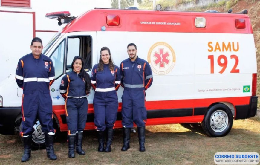 Inauguração da nova ambulância avançada na microrregião de Guaxupé