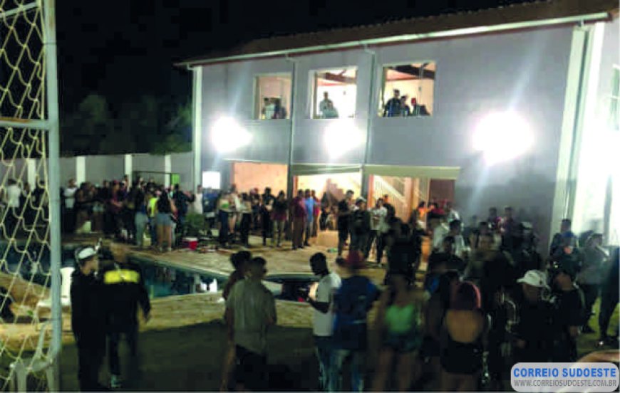 FESTA NO BAIRRO CAMPESTRE ACABA COM APREENSÃO DE MENORES E PRISÃO POR DESACATO