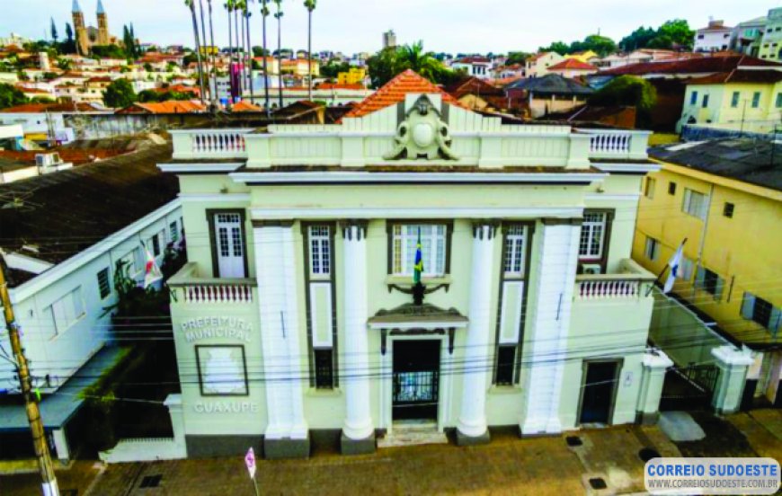 Prefeitura de Guaxupé encerra 2025 com uma disponibilidade de caixa de mais de R$ 60 milhões