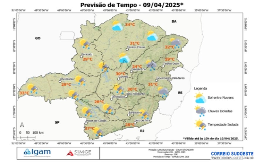 Com temperaturas mais baixas, Sudeste volta a registrar dias de sol