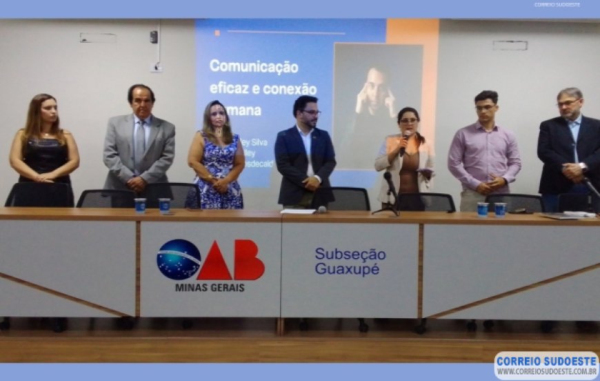 Comunicação e Oratória são temas de palestra na OAB Guaxupé