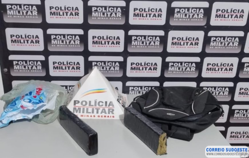 Dupla é presa com mais de um quilo de maconha em Guaranésia