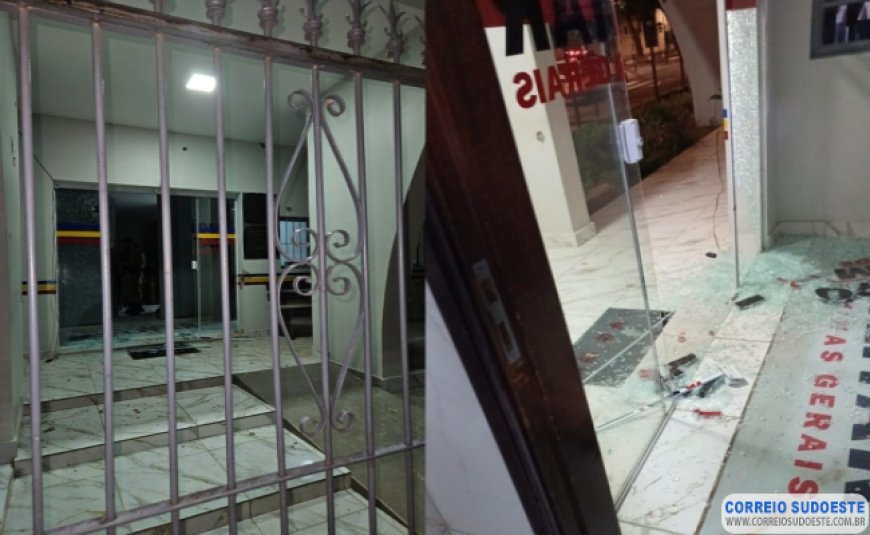 Ação criminosa teve duração de 40 minutos e causou muito pânico aos moradores do Centro de Guaxupé