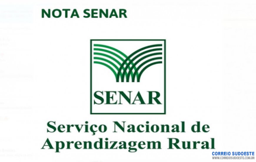 SENAR DISPONIBILIZA CURSOS GRATUITOS ONLINE