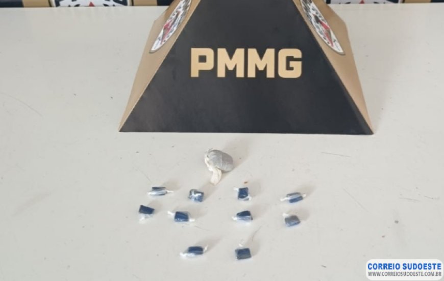 Polícia prende homem por tráfico de drogas em Guaxupé
