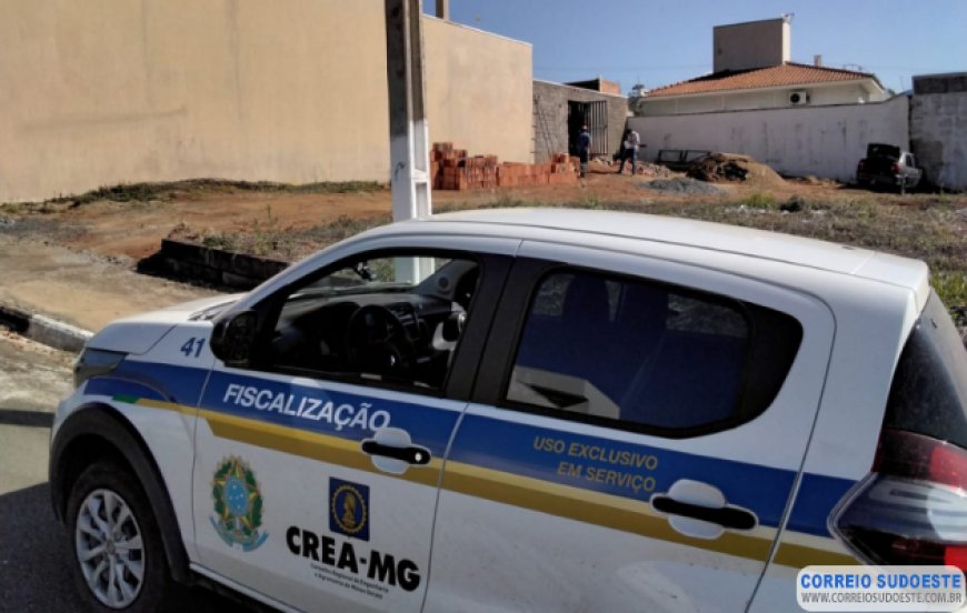Crea-MG reforça fiscalização em Guaxupé