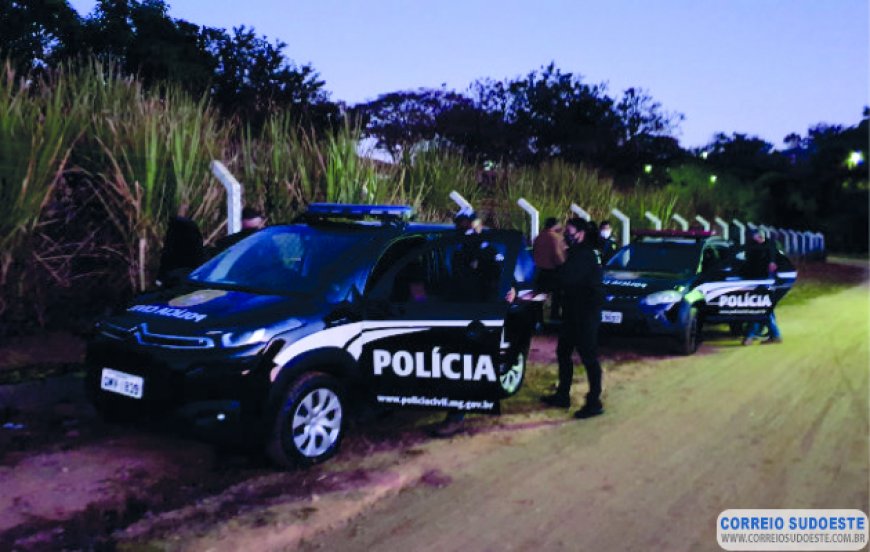 POLICIA CIVIL PRENDE SUSPEITO POR ROUBO EM GUAXUPÉ