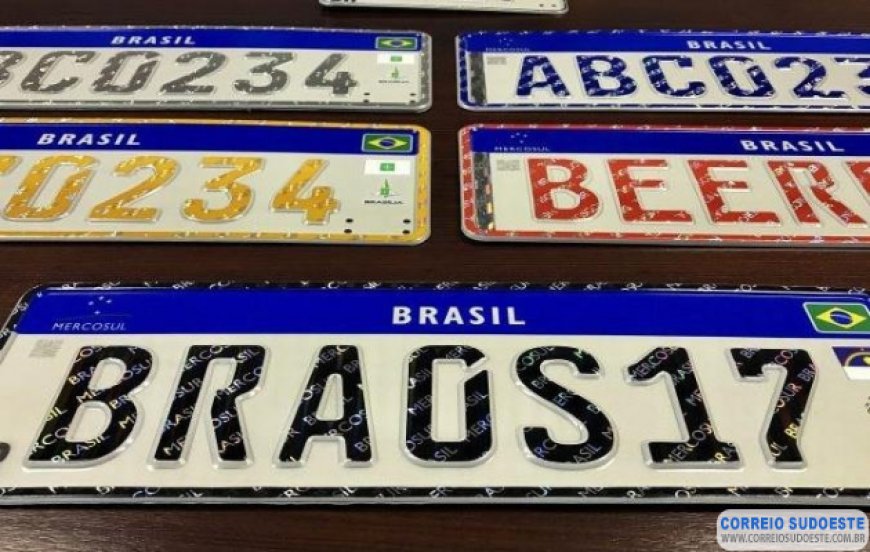 Detran-MG suspende serviços relacionados a veículos para adotar nova placa de identificação veicular