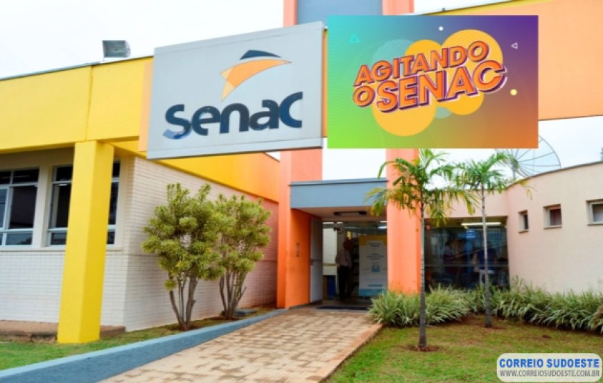 Agitando o Senac terá oficinas e serviços gratuitos em Guaxupé