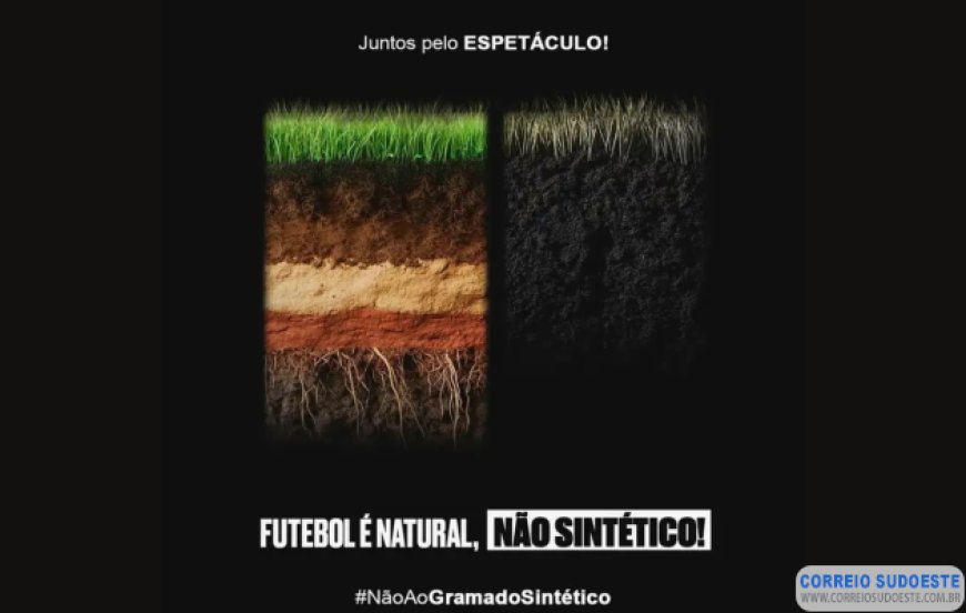Jogadores fazem campanha nas redes sociais contra gramados sintéticos