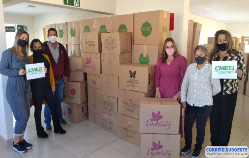 PROJETO DE JURUAIA DOA 100 MIL MÁSCARAS PARA GUAXUPÉ