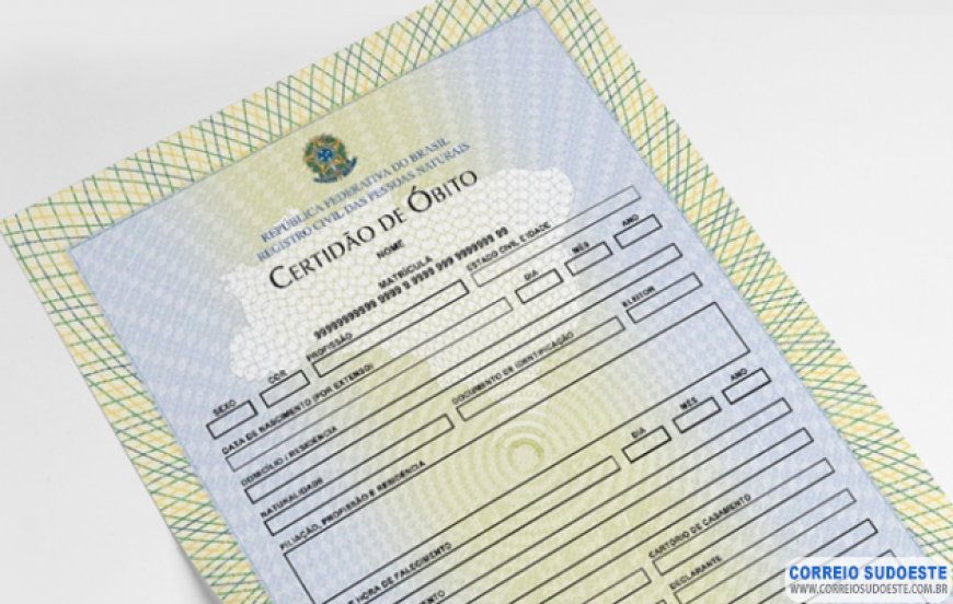 CARTÓRIOS DE MINAS GERAIS REGISTRAM REDUÇÃO DE ÓBITOS DE IDOSOS E AUMENTO NA FAIXA DE 20 A 59 ANOS