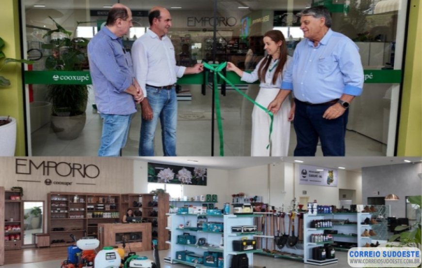 Cooxupé inaugura novas instalações da loja em Guaxupé