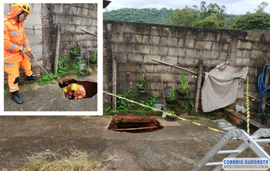 Idosa é resgatada de cisterna em Três Corações