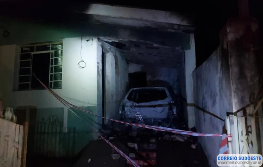 Cão morre enforcado ao tentar fugir de incêndio em Guaranésia