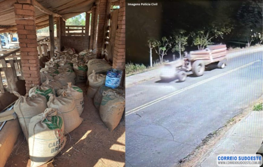 Café e equipamentos furtados são recuperados pelas polícias Civil e Militar