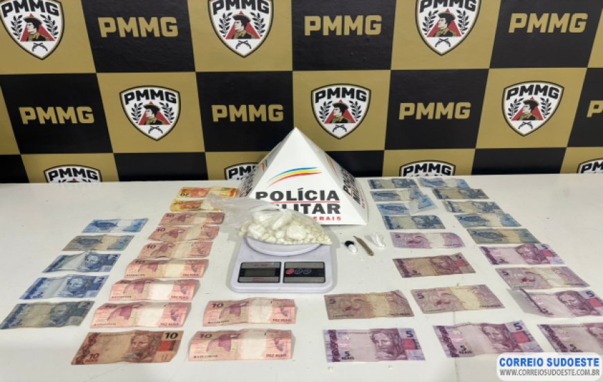 Polícia Militar apreende drogas em mercearia no Recanto dos Pássaros, em Guaxupé